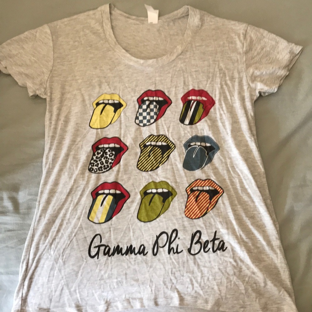 Gamma Phi Beta tongues tee